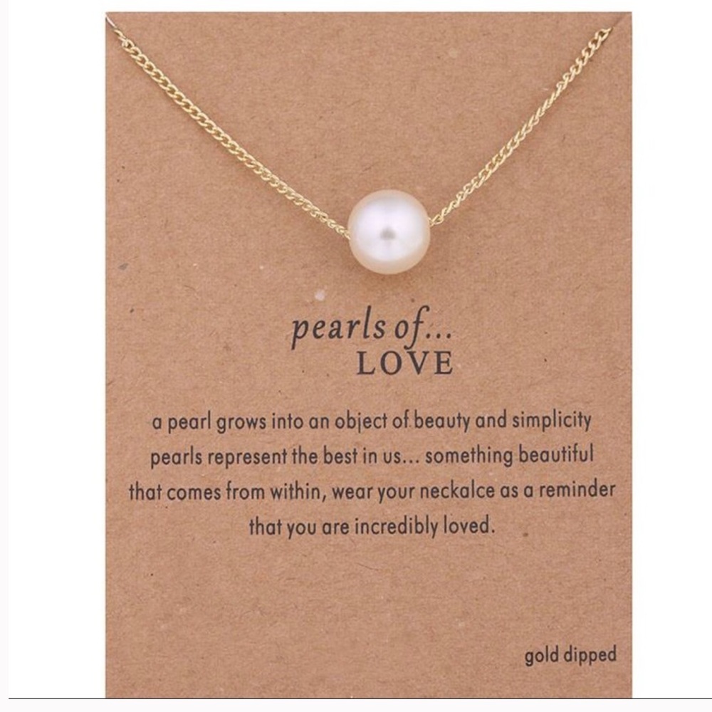 "Pearls of ❤️ " necklace